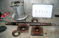 冷却塔ファン軸受交換