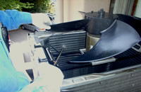 パッケージエアコン室内機薬品洗浄